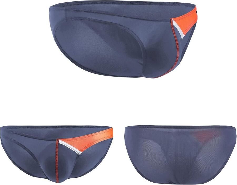 Heren Ice Silk Bikini Low Rise Ademend Zachte Slips Ondergoed - Foto 2