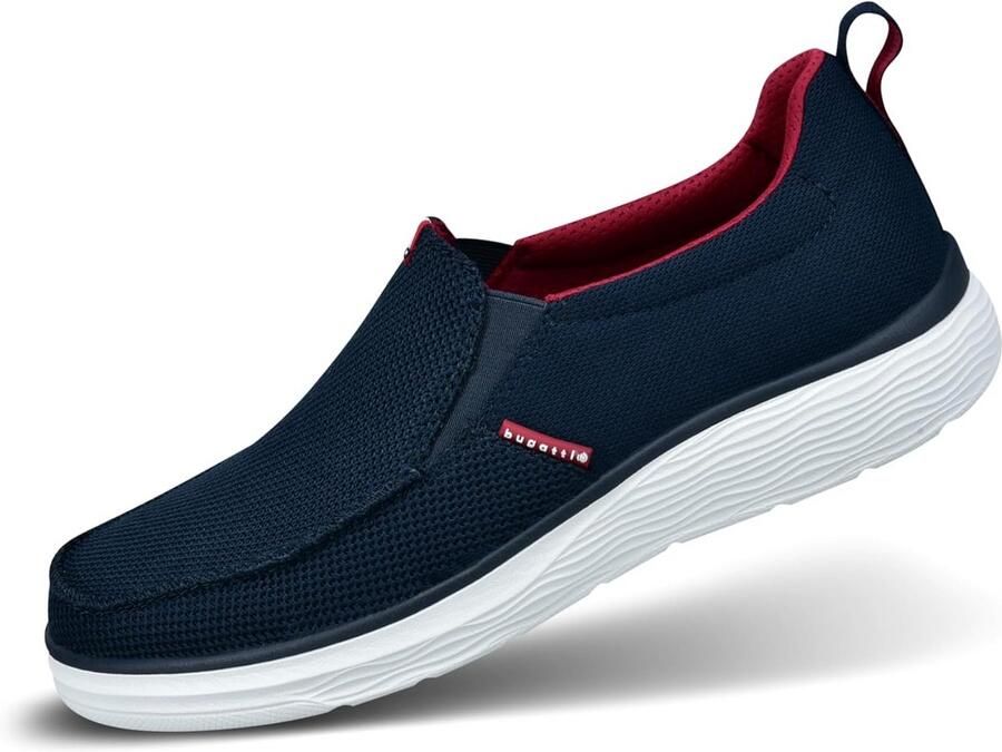 Heren Instappers Blauw Comfortabele Slip-On Schoenen