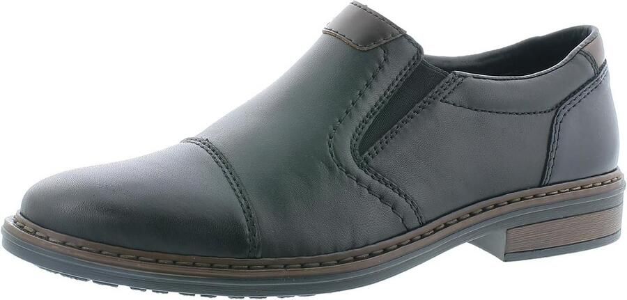 Heren Instappers Bruin Leder met Extra Brede Pasvorm H voor Comfort