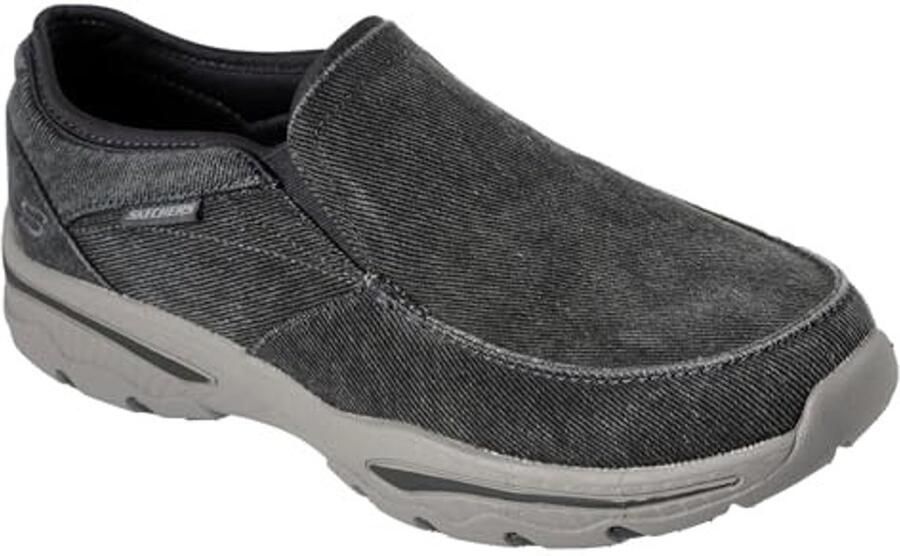 Heren Instappers Relaxed Fit Charcoal