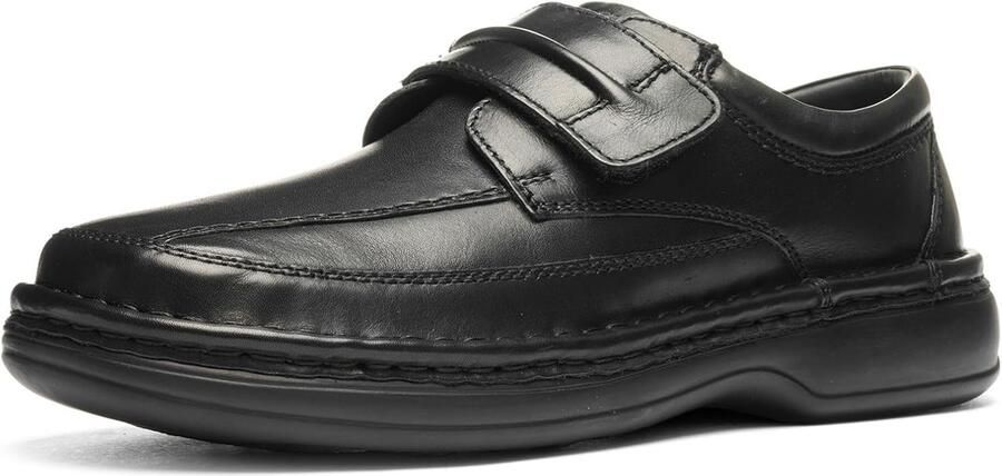 Heren Instapschoenen Blauw Suède met Klittenband