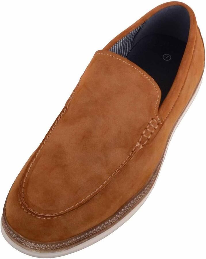 Heren Instapschoenen Casual Zwart Suède-look Loafers Outdoor