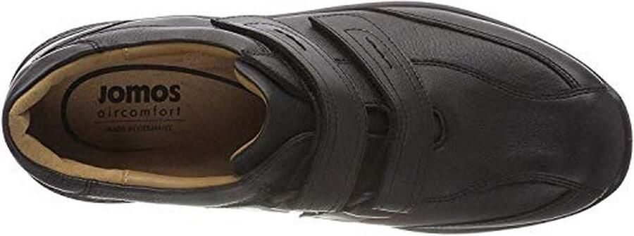 Heren Instapschoenen Zwart met Klittenband Comfortabel en Ademend