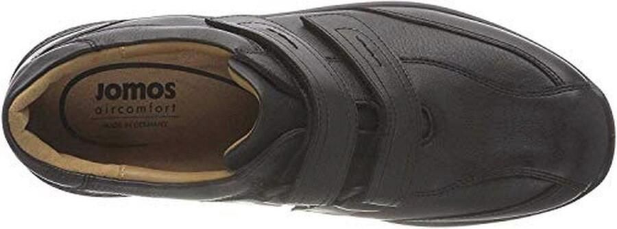 Heren Instapschoenen Zwart met Klittenband Comfortabel en Ademend