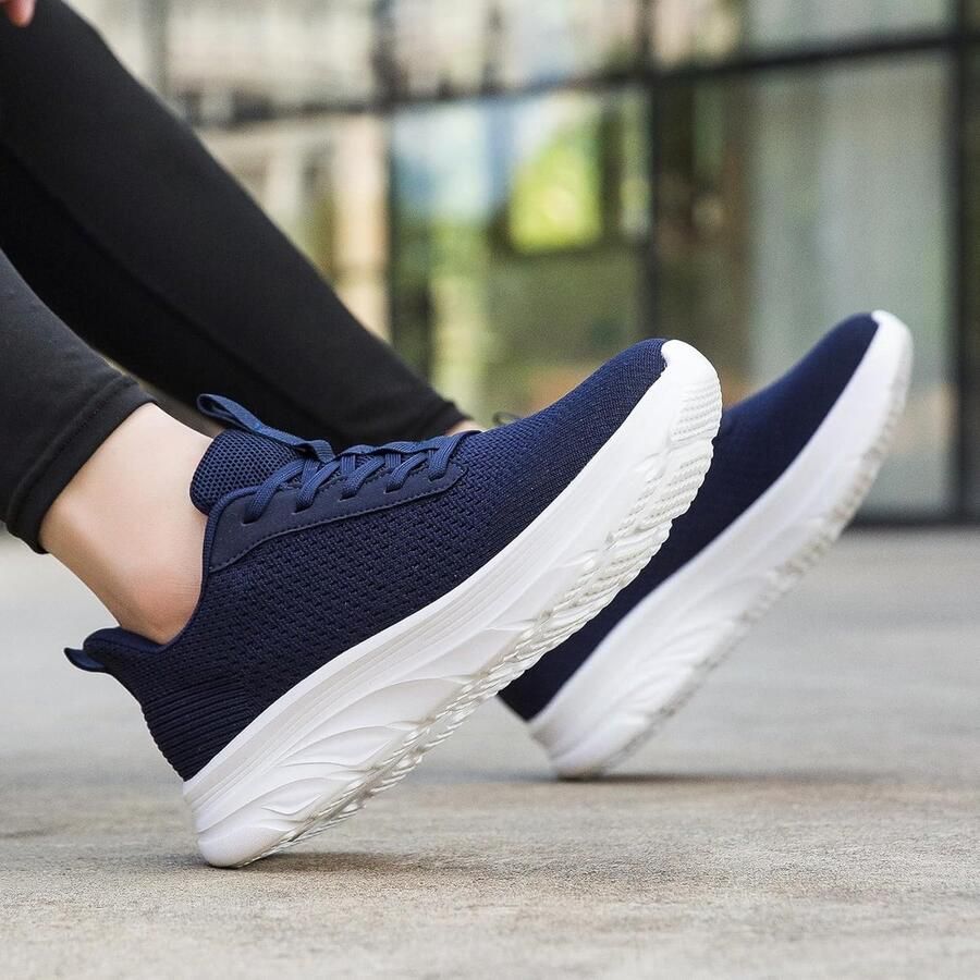 Heren Instapsneakers Lichtgewicht Ademend Sportief Vrijetijdsschoenen