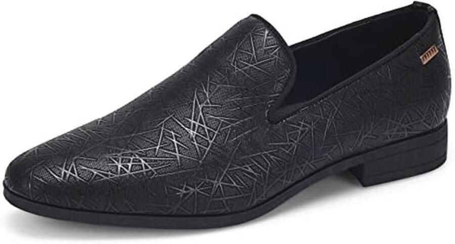 Heren Jurk Loafers Smoking Pak Slip on Schoenen