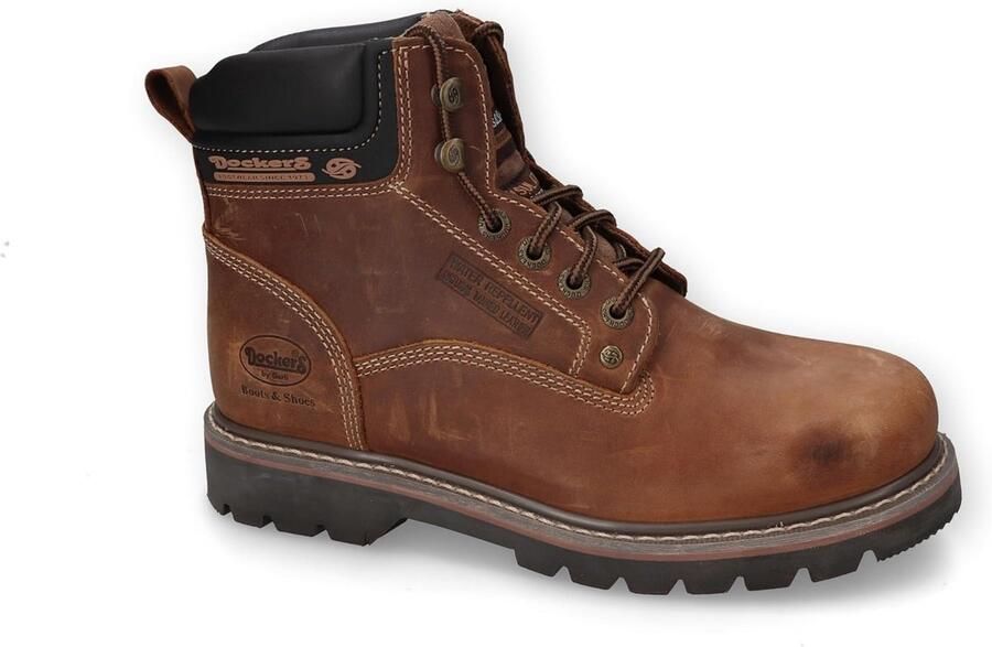 Stoere Zwarte Veterlaarzen voor en