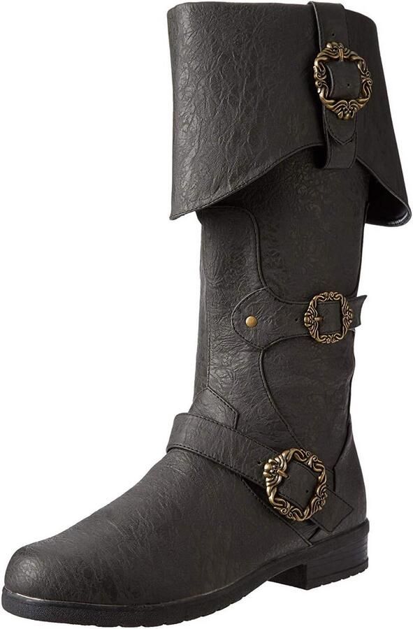 Heren Laarzen met Octopus Gespen en Ritssluiting