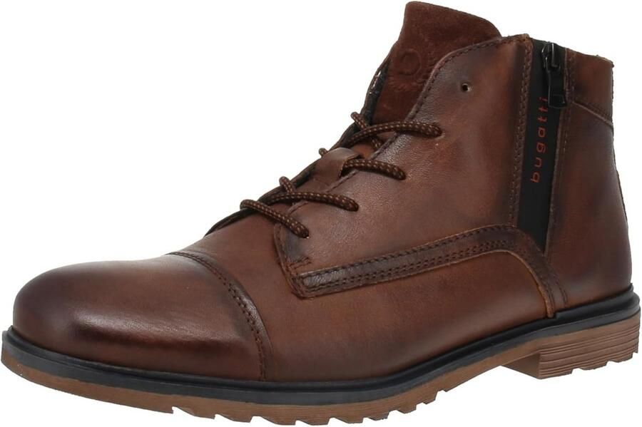 Heren laarzen van nubuckleer met warme voering