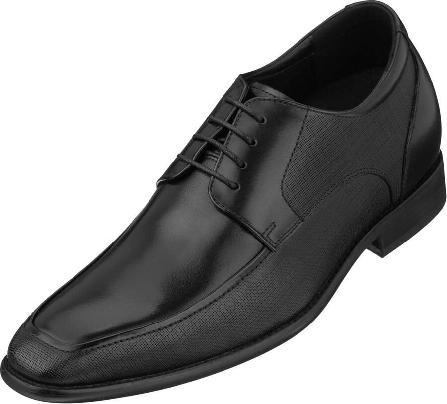 Heren lage sneakers comfortabel instappen verhoogde zool