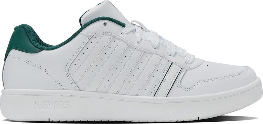 Heren Lage Sneakers met Leer en Suède Overlays