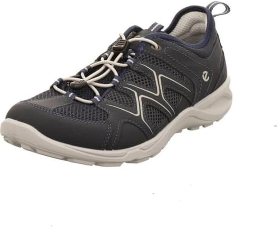 Heren Lage Sneakers met Luxe Leer en Comfortabele Pasvorm in Navy