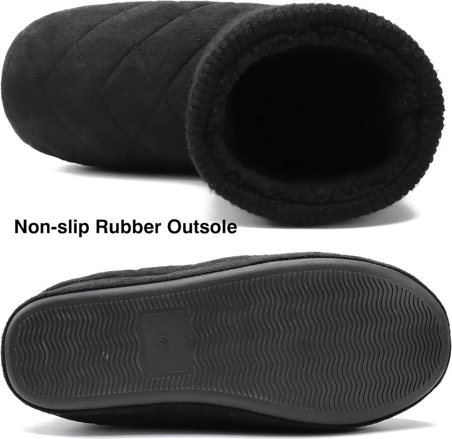 Heren Lamswol Winter Huisschoenen Warme Pluizige Gevulde Huisslippers Mannen Huissokjes Vilt Pantoffels