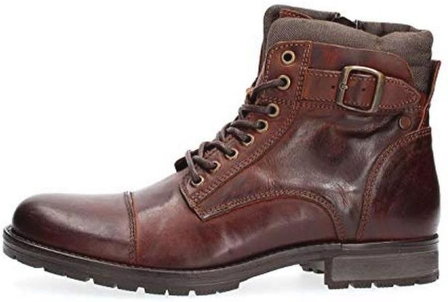 Heren leren chukka boots in antraciet - Foto 1
