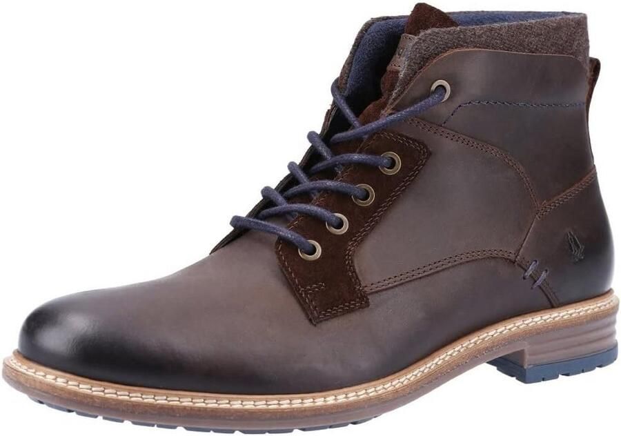 Heren leren en suède laarzen met warme voering Comfortabele Chelsea boot stijl