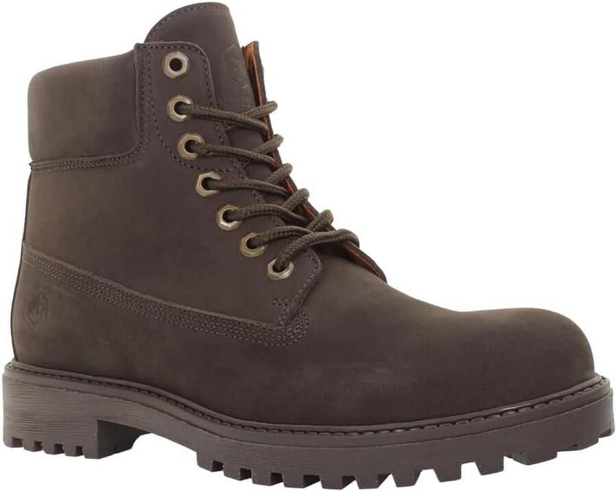 Heren Leren Enkellaarsjes Olivier Waterdicht en Comfortabel