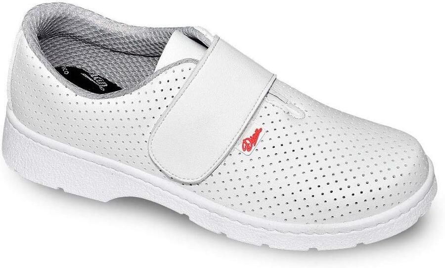 Heren Leren Instapschoenen met Klittenband Ademend en Wasbaar