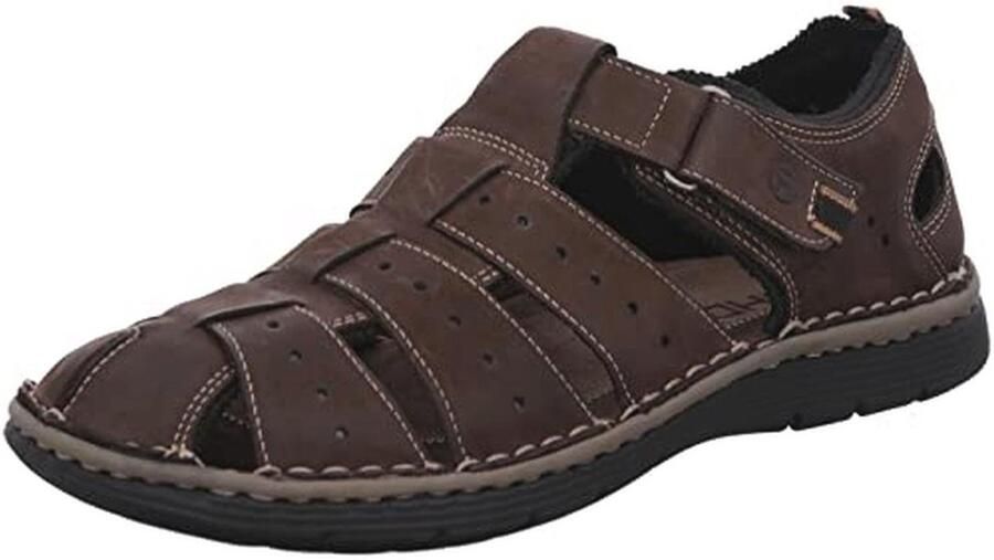 Heren leren klittenbandsluiting slippers Comfortabele lage schoenen voor dagelijks gebruik