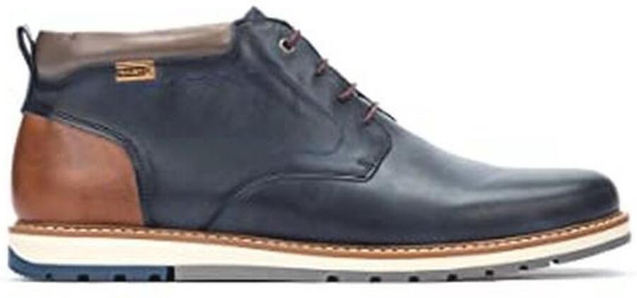 Heren Leren Laarzen Blauw 48 EU Comfortabele Stijl