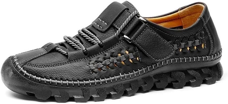 Heren Leren Loafers Ademend Comfortabele Zomerschoenen voor Zakelijk en Casual Gebruik