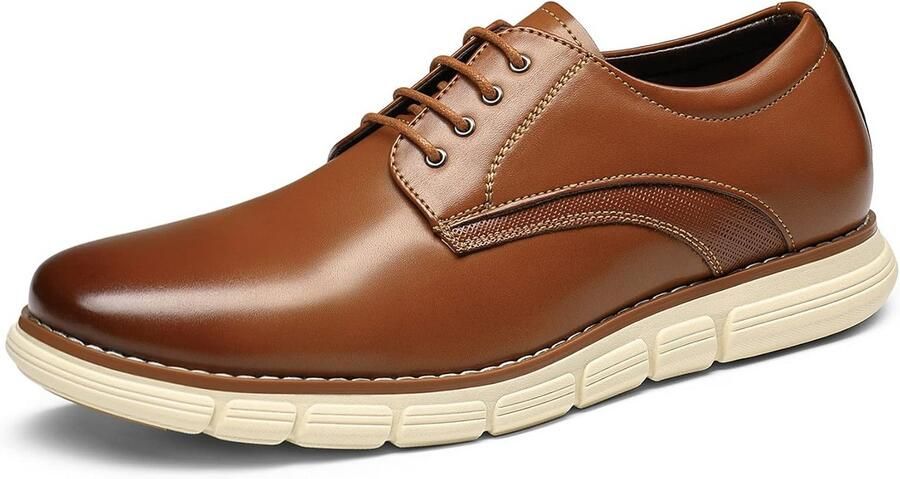 Heren Leren Oxford Sneakers Stijlvolle & Comfortabele Formele Veterschoenen
