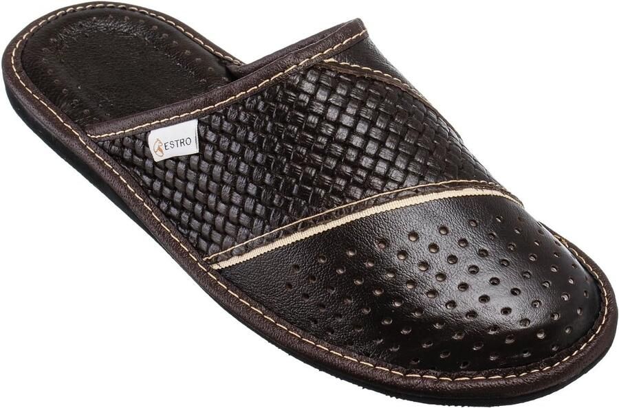 Heren Leren Pantoffels Comfortabel & Duurzaam