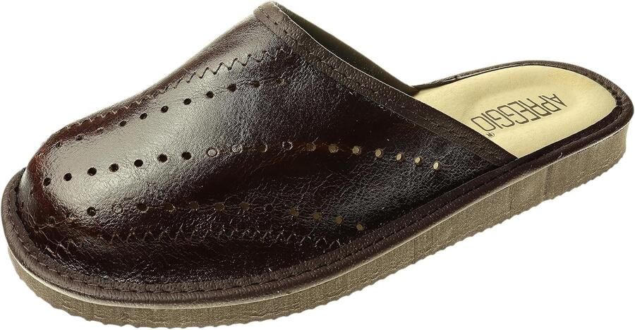 Heren Leren Pantoffels Comfortabele Instappers