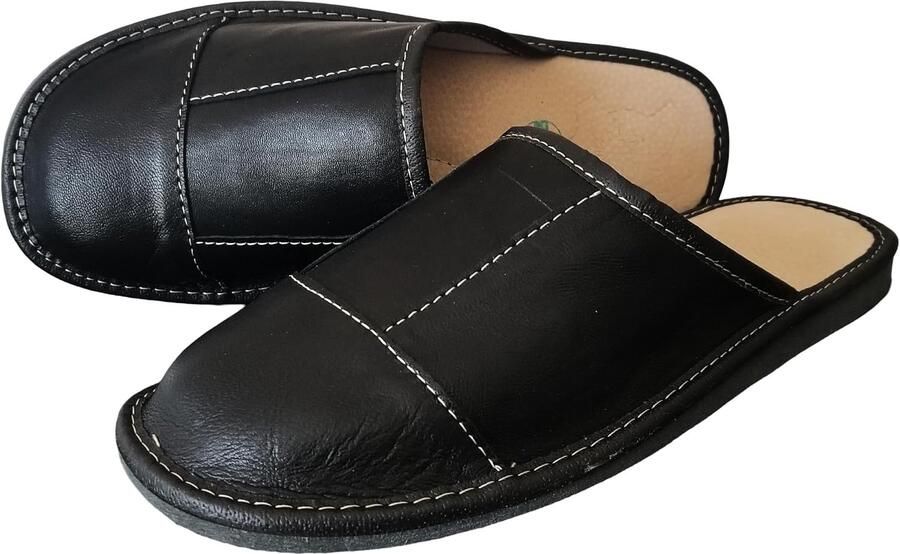 Heren Leren Pantoffels Echt Leer Comfortabel & Ademend