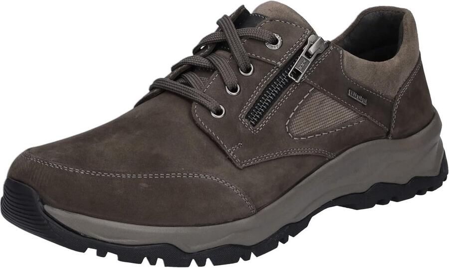 Heren Leren Sneakers met Uitneembaar Voetbed en Waterdichte Capaciteit