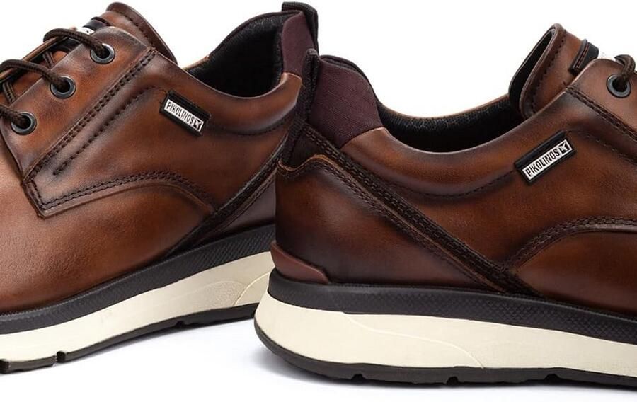 Heren Leren Veterboots Casual Comfortabele Sneaker Stijl