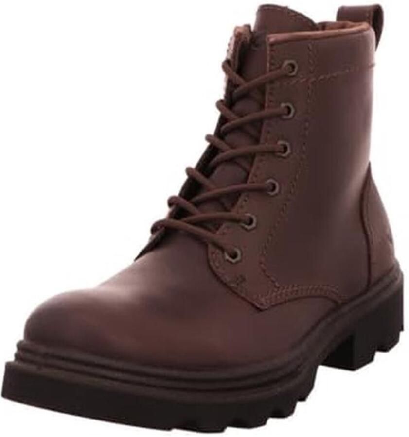 Heren Leren Veterboots met Waterdichte Bescherming