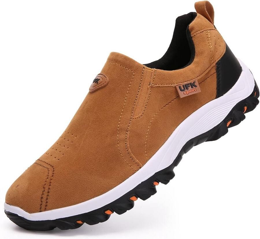 Heren Lichtgewicht Slip-on Sneakers Casual Ademend Wandelschoen Outdoor
