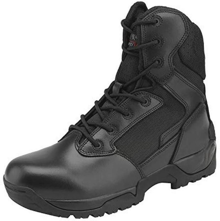 Heren Militair Tactisch Werklaarzen Leer Motor Combat Boots