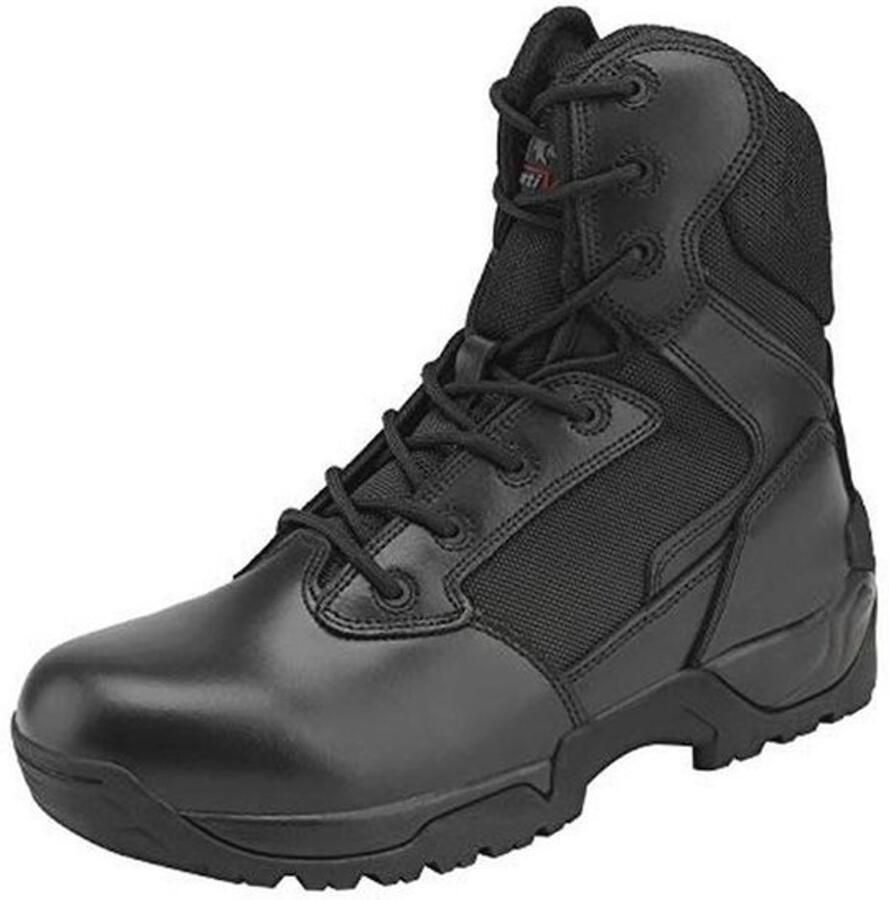 Heren Militair Tactisch Werklaarzen Leer Motor Combat Boots