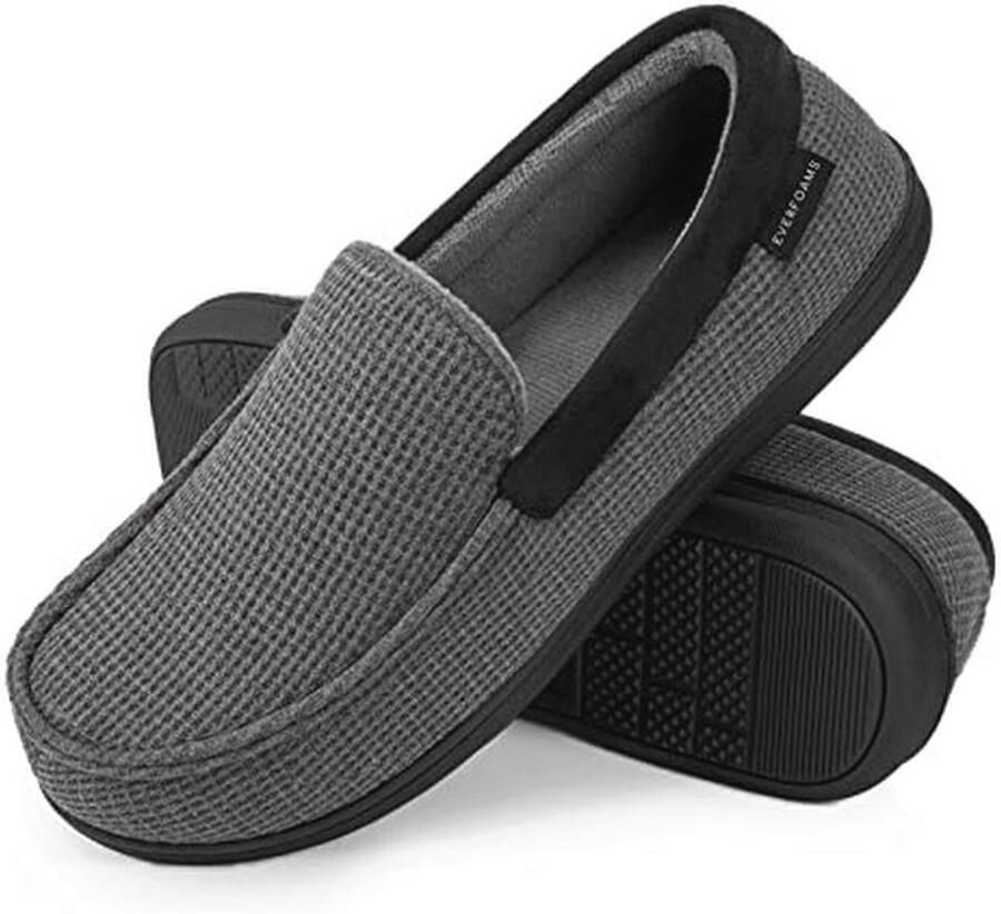 Heren mocassin pantoffels Ademend comfort met memory foam voor binnengebruik