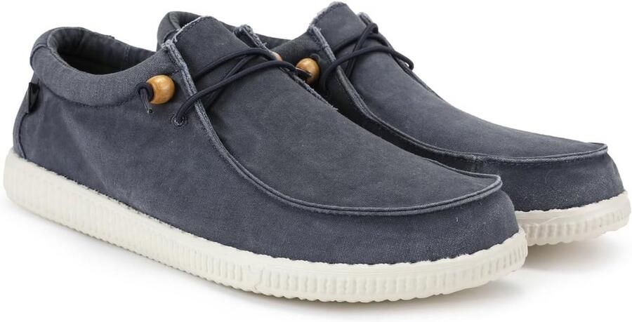 Comfortabele Heren Mocassins en Instappers van Katoen Lichtgewicht Zomerschoenen