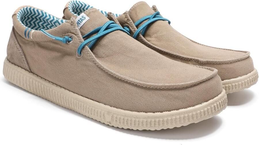 Heren Mocassins Katoen Suède Instapper Lichtgewicht Casual Zomerschoen