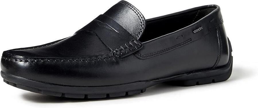 Heren Mocassins met Dubbele Pasvorm en Glad Leer