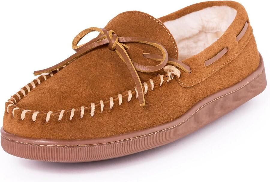 Heren mocassins met warme voering en robuuste zool