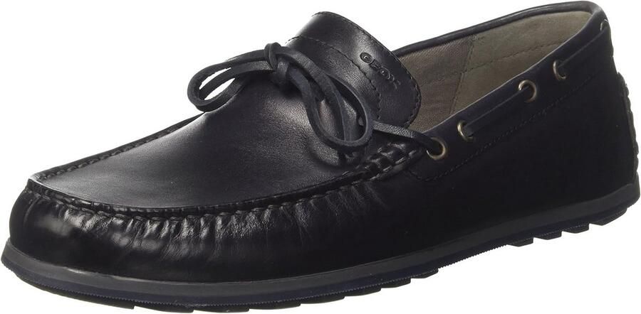 Heren mocassins van leer met ademende zool en goede grip