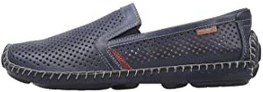 Mannen leren mocassins zwart