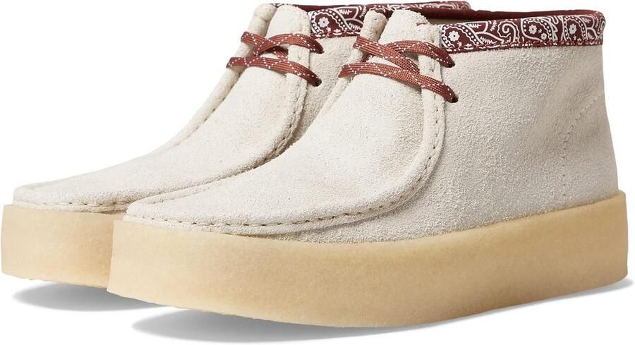 Heren Moccasin Laarzen met Dikke Cupzool en Paisley Print