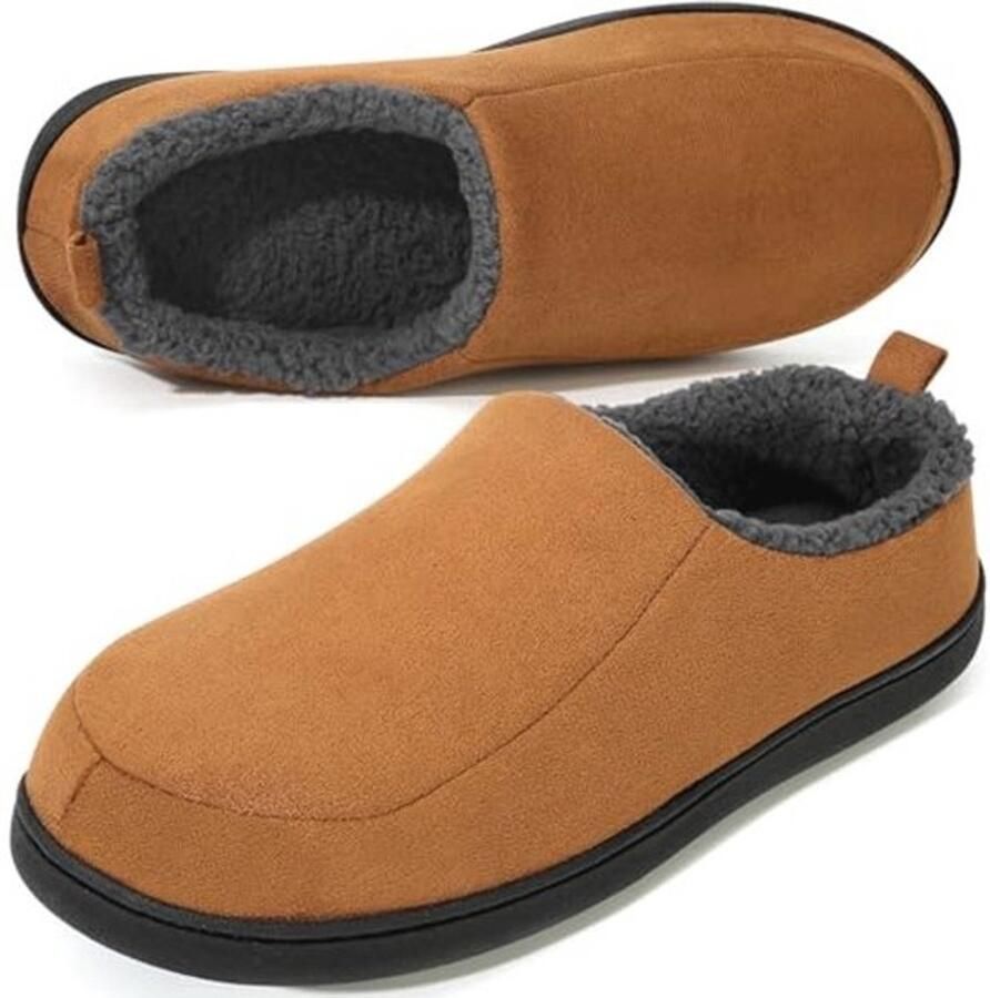 Heren Moccasin Sloffen met Geheugenfoam voor Binnen en Buiten Comfortabele Huisschoenen