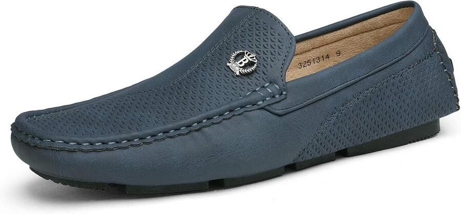 Heren Moccasins Casual Instappers Suède Look Comfortabele Leren Leerschoenen