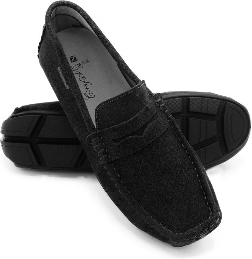 Heren Moccasins van Echt Leer Comfortabele Suède Loafers voor Elke Gelegenheid