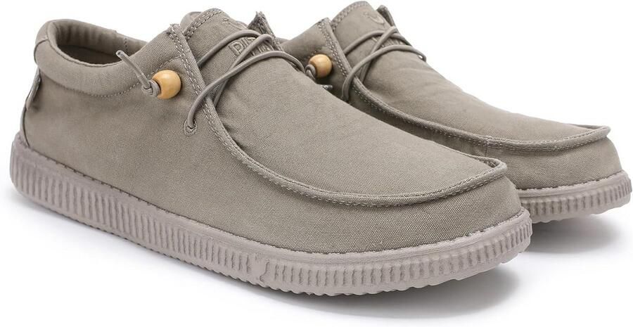 Heren Mocassins Katoen Suède Look Instappers Casual Zomersneakers Lichtgewicht