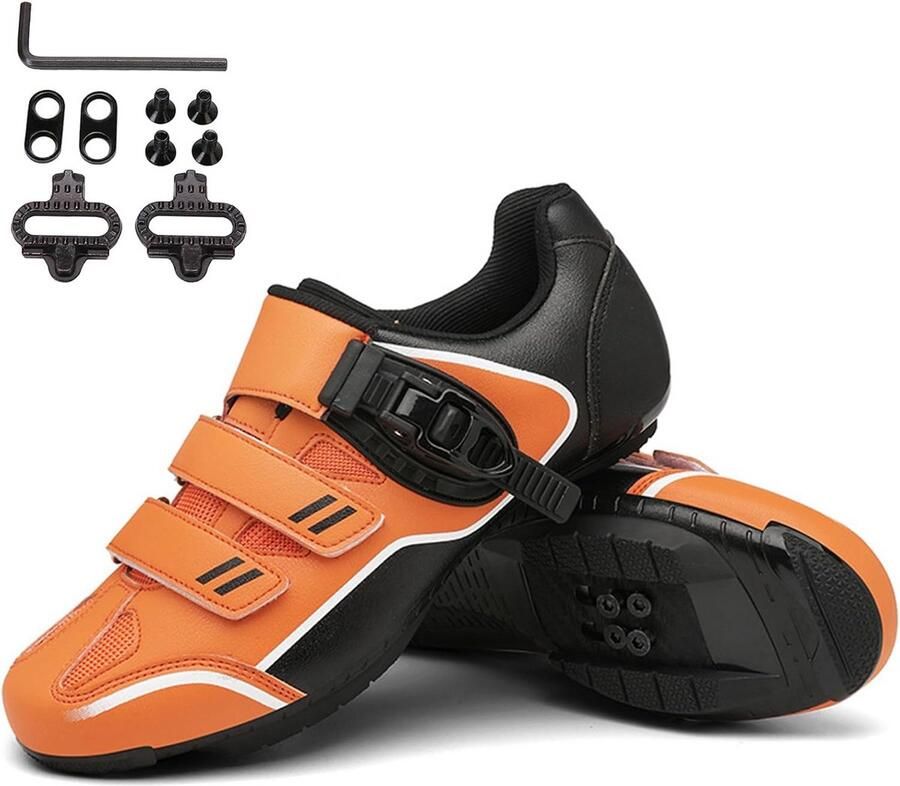 Heren Mountainbike Fietsschoenen SPD Compatibel voor MTB en Spinning Ademend