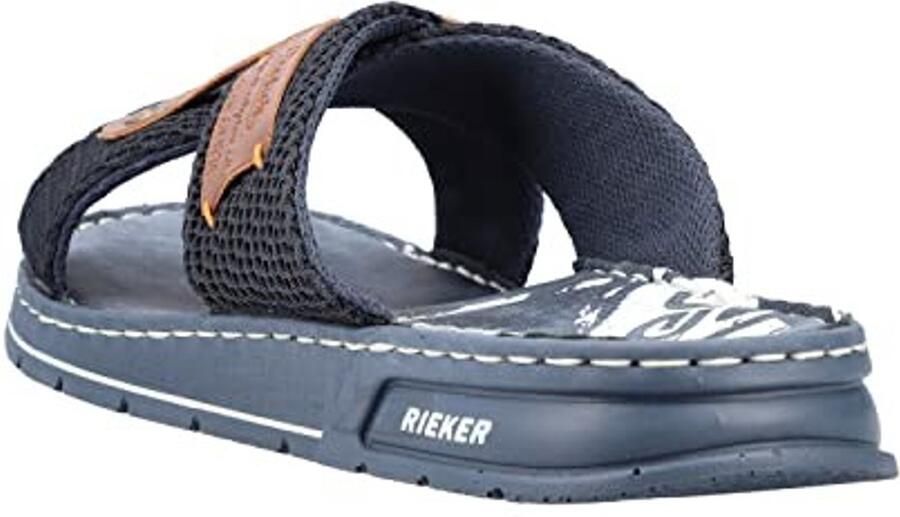 Heren Muilen met Zachte Binnenzool Blauw Combi