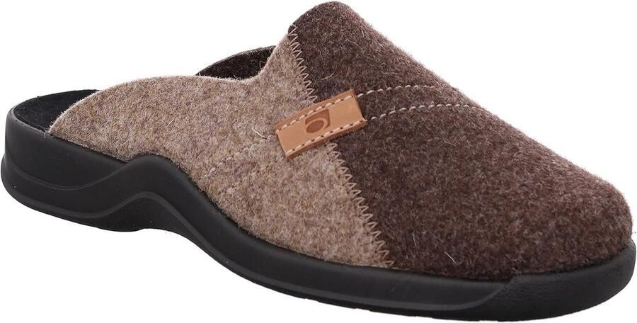 Heren Muiltjes van Vilt Comfortabele Pantoffels met Antislip Zool