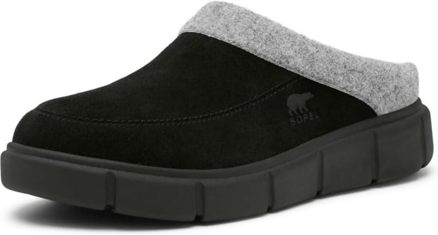 Heren Mule Slippers Comfortabele Indoor Outdoorschoen met Fleece Voering